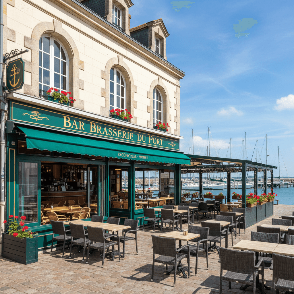 Bar-brasserie à Vannes : terrasse - licence IV - Image 1