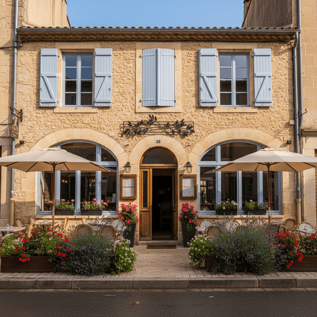Restaurant à L'Isle-Sur-La-Sorgue : terrasse - licence IV - Image 1