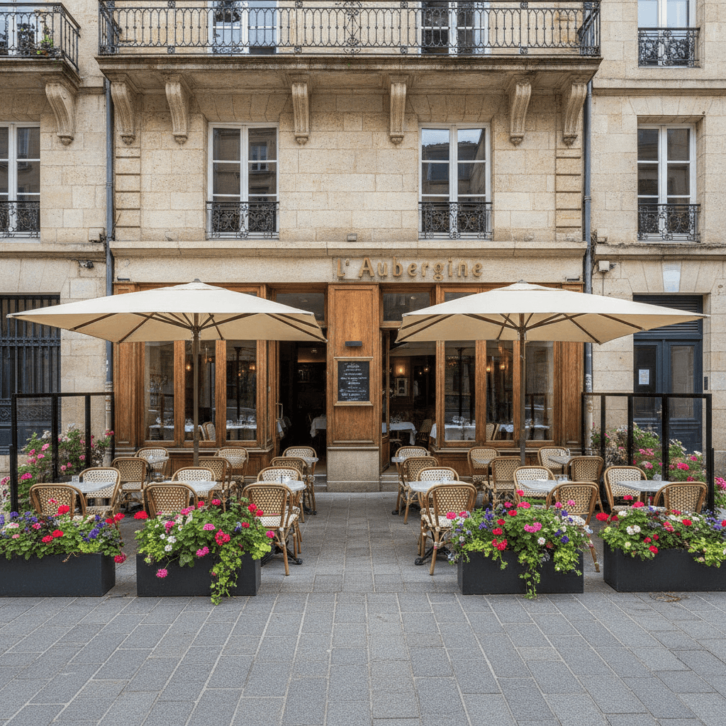 Restaurant 80m² à Nantes : terrasse - licence IV