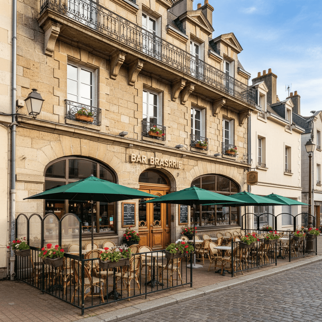 Bar-brasserie à La Roche-Sur-Yon : terrasse - licence IV - Image 1