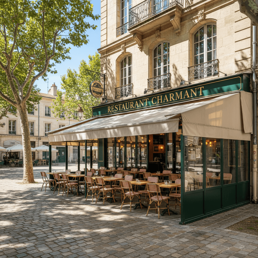 Restaurant à Toulon : terrasse - extraction - Image 1