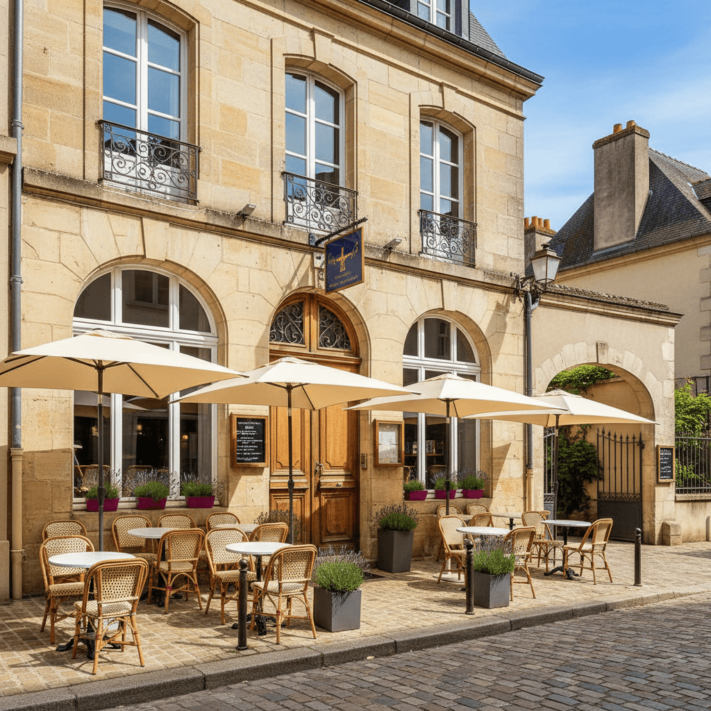 Restaurant à Angoulême : terrasse - extraction - Image 1