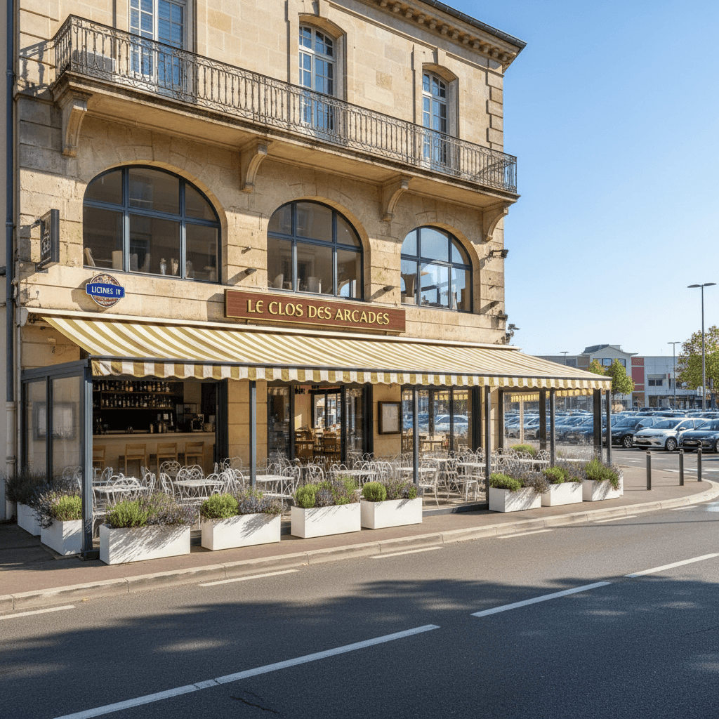 Restaurant à Montpellier : terrasse - licence IV