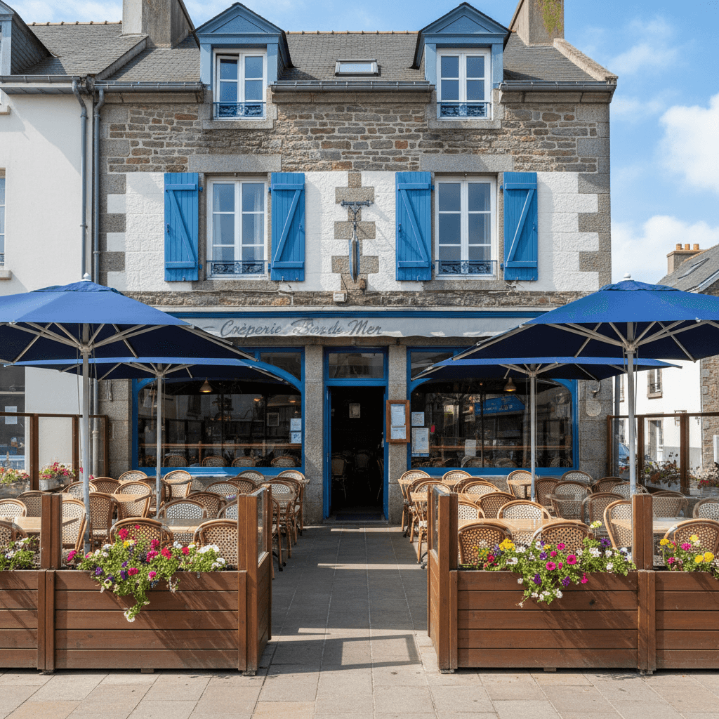 Restaurant 250m² à Vannes : terrasse - extraction - Image 1