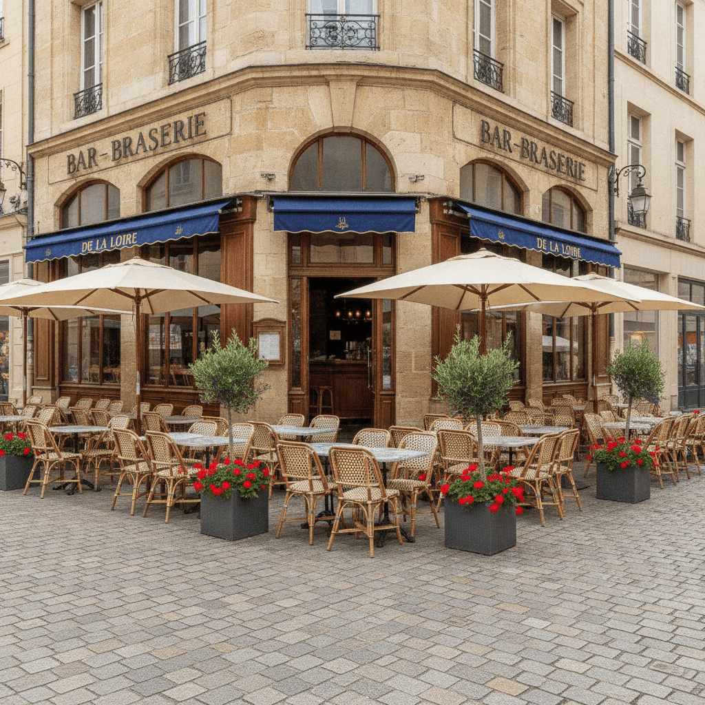 Bar-brasserie à Orléans : terrasse - Image 1
