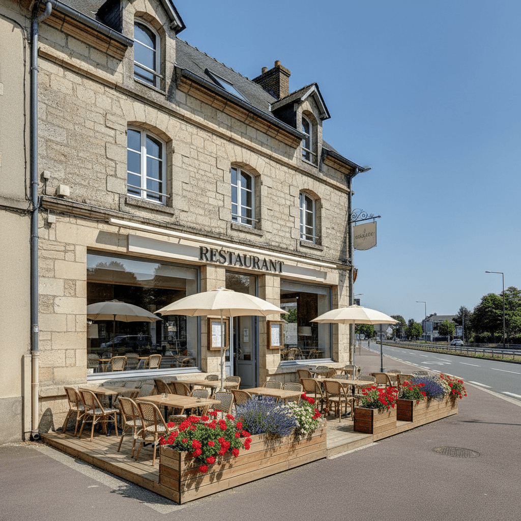 Restaurant 180m² à Haute-Amance : terrasse - Image 1