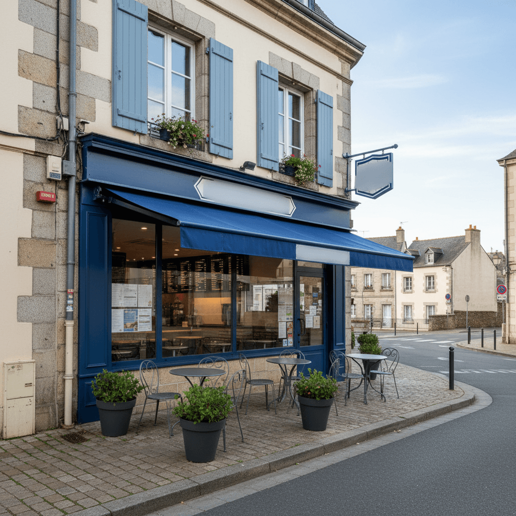 Fast-food à Vannes : terrasse - licence IV