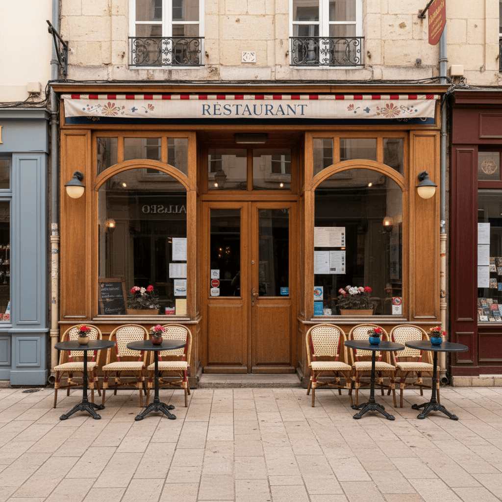 Restaurant 55m² à Nantes : terrasse - extraction - Image 1