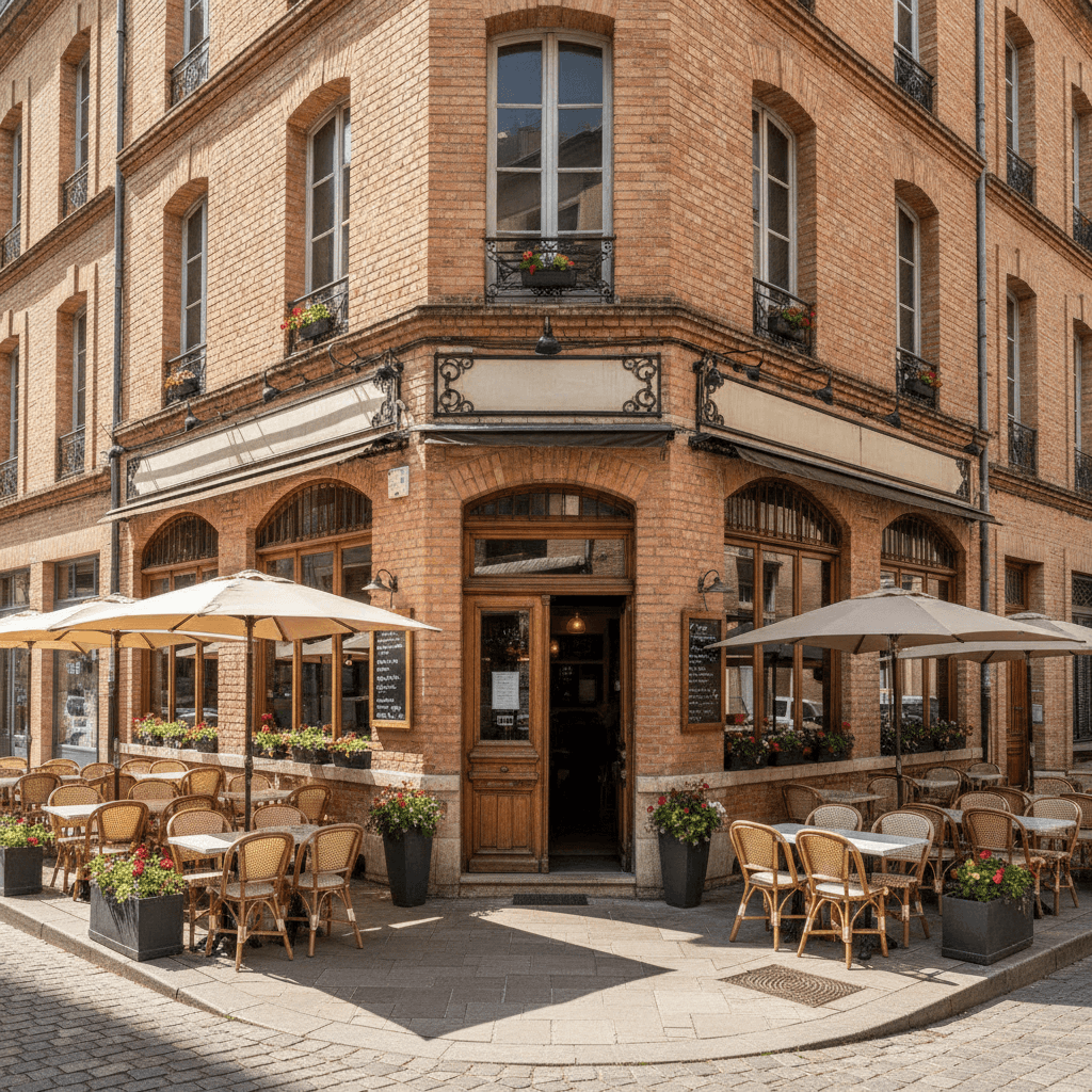 Bar-brasserie 57m² à Toulouse : terrasse - licence IV - Image 1