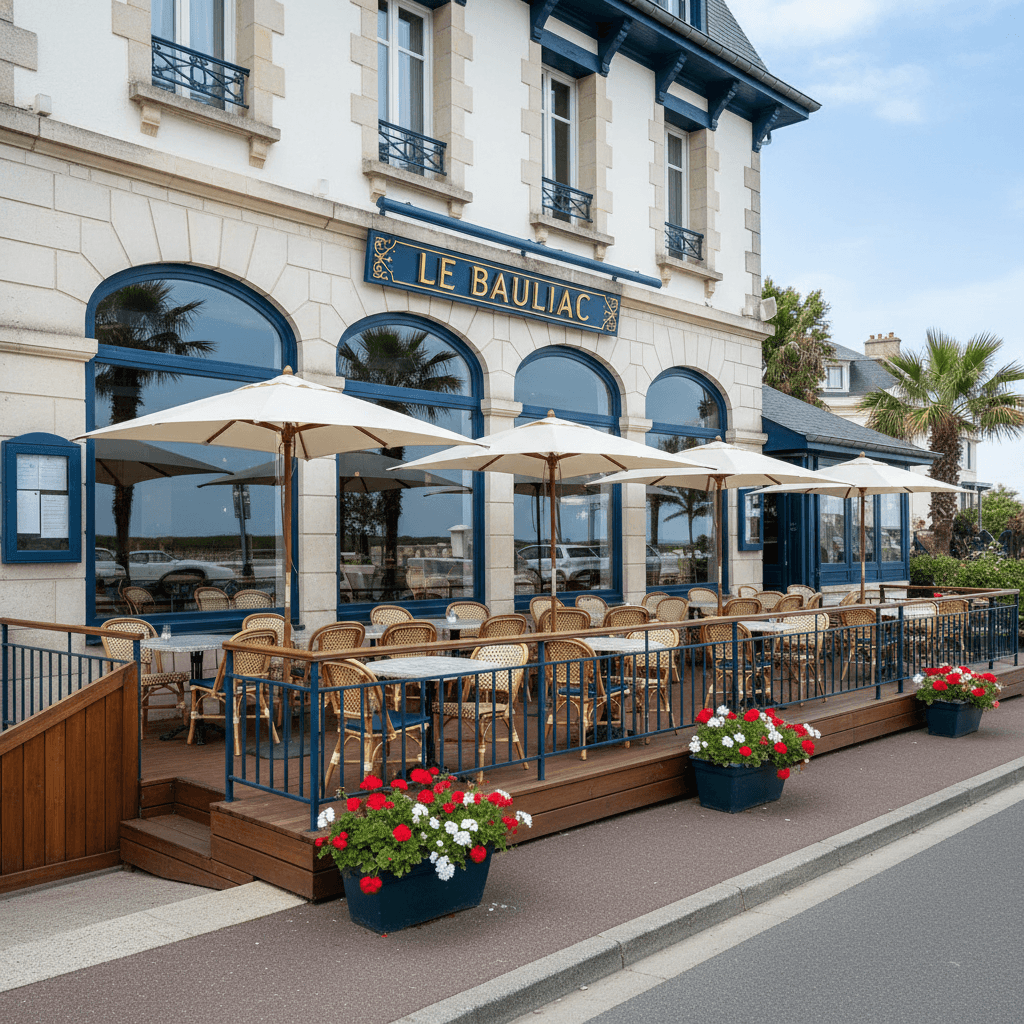 Restaurant 300m² à La Baule-Escoublac : terrasse - extraction - Image 1