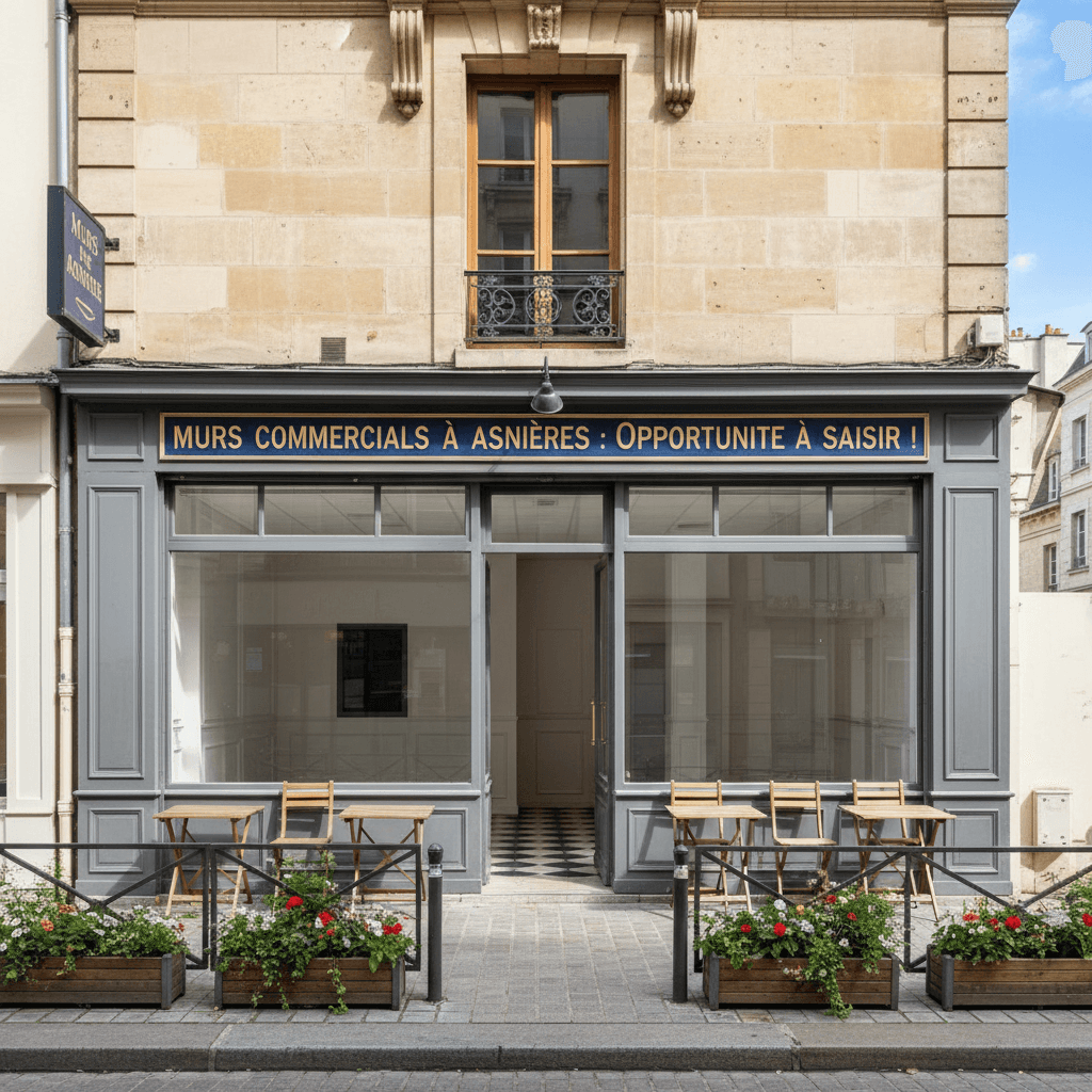 Murs et fonds 135m² à Asnières-sur-Seine : extraction - Image 1