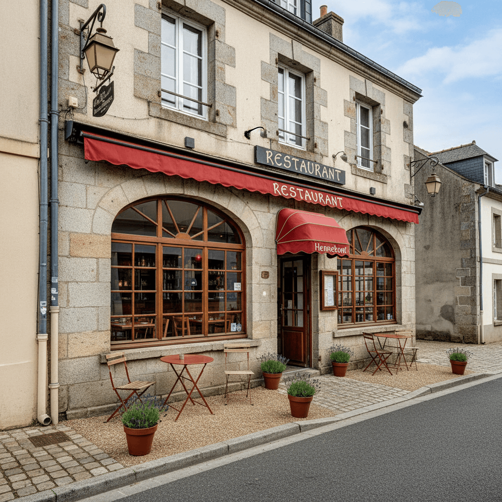 Restaurant 80m² à Hennebont : terrasse - licence IV - Image 1