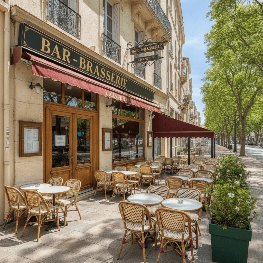 Bar-brasserie à Puget-Sur-Argens : terrasse - licence IV - Image 1