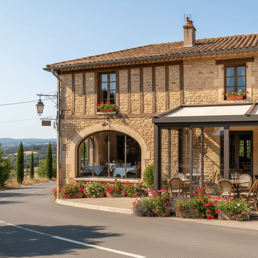 Restaurant à Carcassonne : terrasse - licence IV - Image 1