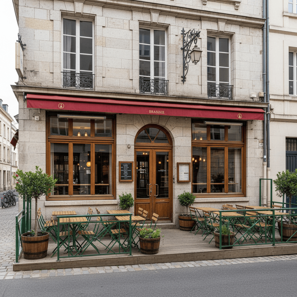 Bar-brasserie à Saint-Lô : terrasse - licence IV - Image 1