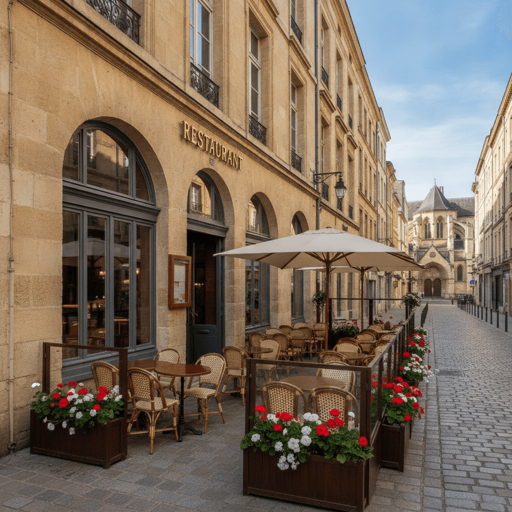 Restaurant à Bordeaux : terrasse - licence IV