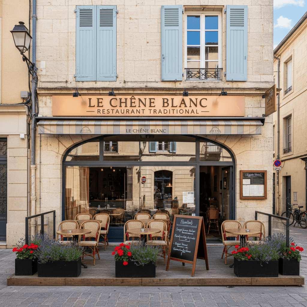 Restaurant à Montpellier : terrasse - Image 1