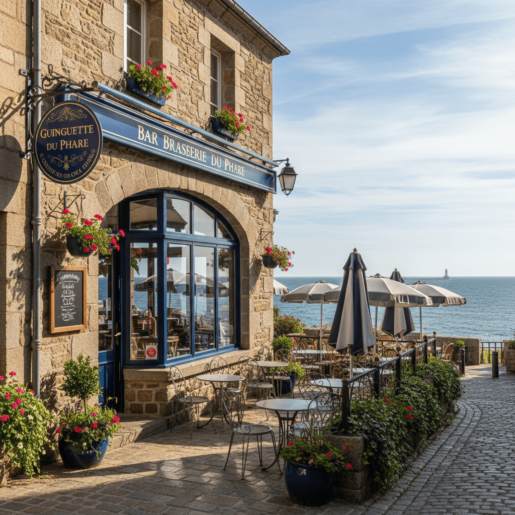 Bar-brasserie à Quimper : terrasse - licence IV - Image 1