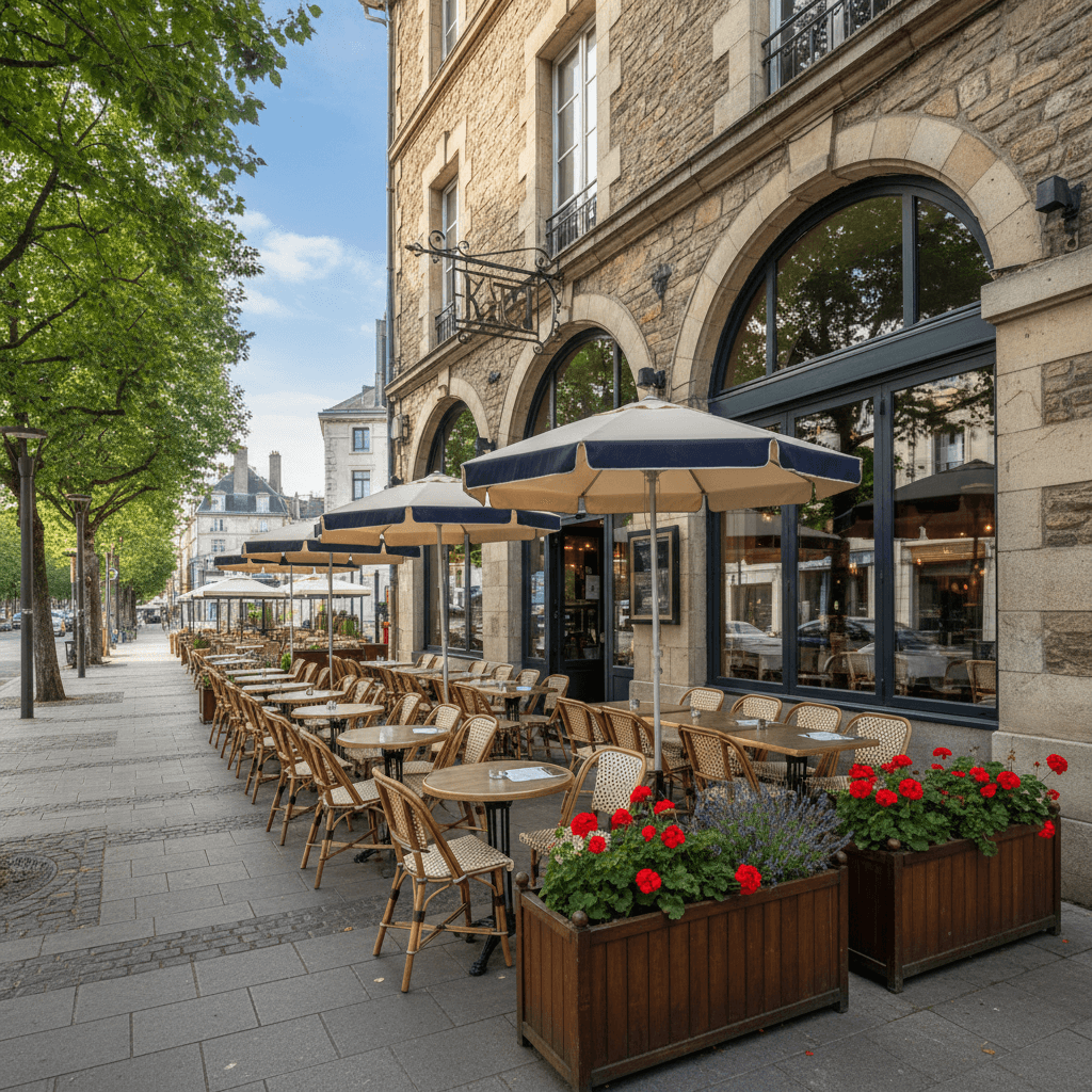 Restaurant à Nantes : terrasse - licence IV - Image 1
