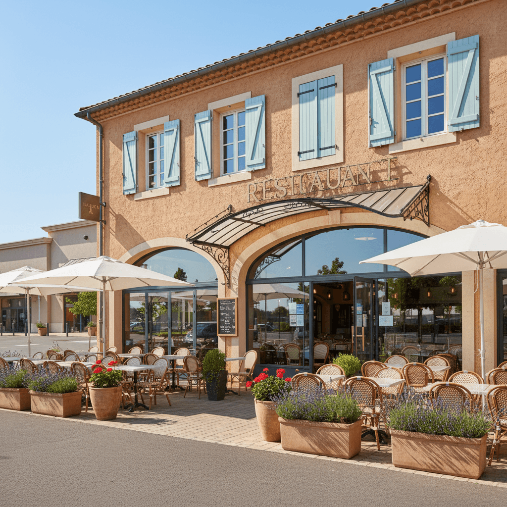 Restaurant 200m² à Nîmes : terrasse - licence IV - Image 1