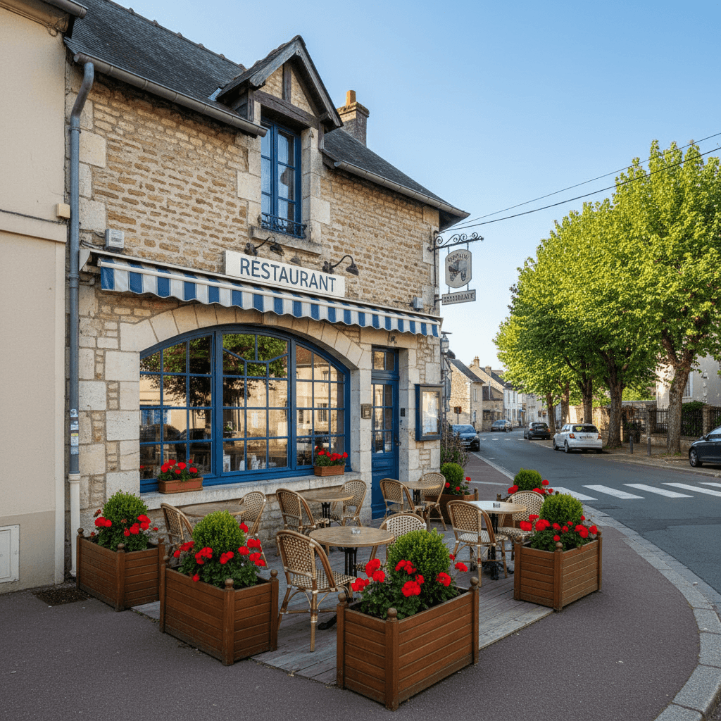Restaurant 113m² à Mézy-Moulins : terrasse - licence IV - Image 1