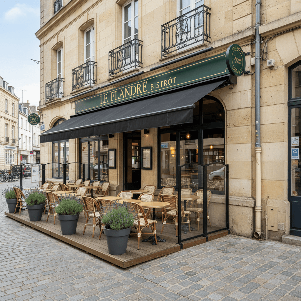 Restaurant à Dunkerque : terrasse - licence IV - Image 1
