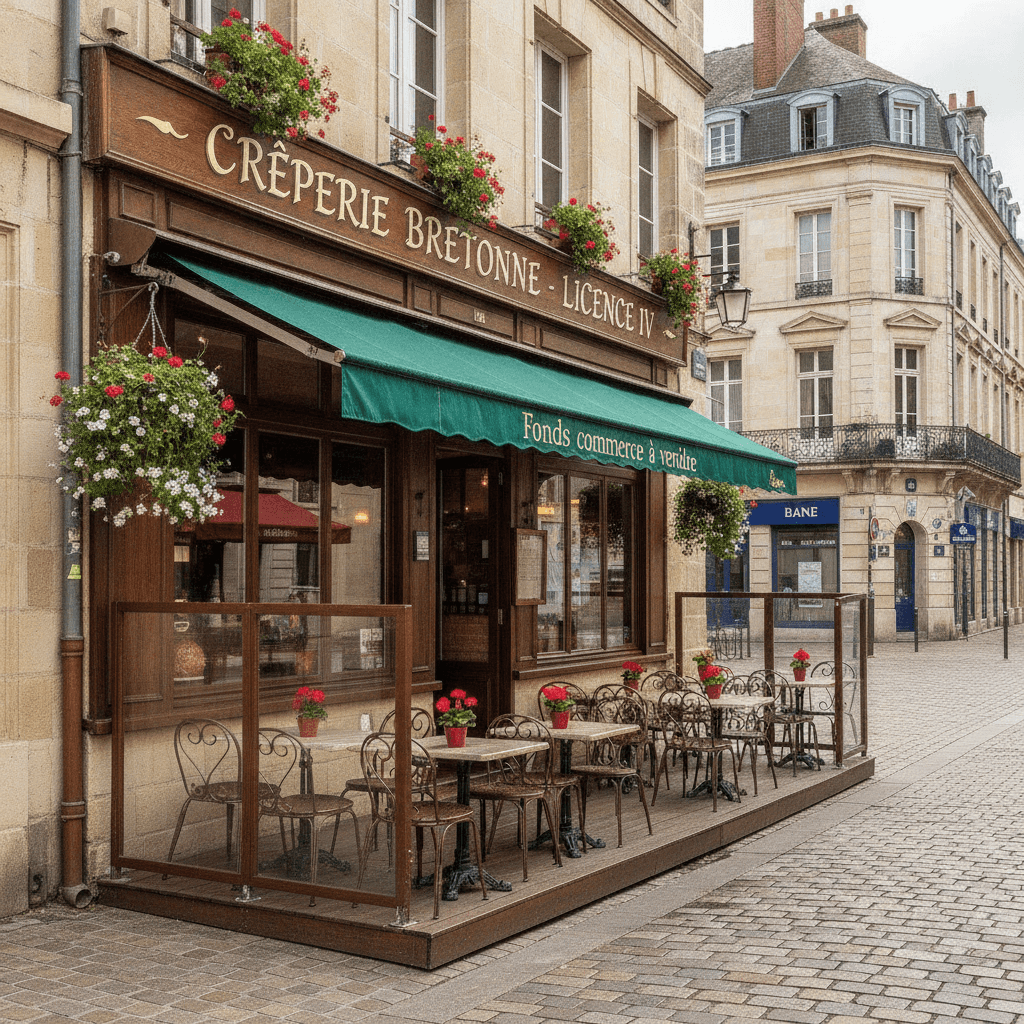 Restaurant à Rennes : terrasse - licence IV - Image 1
