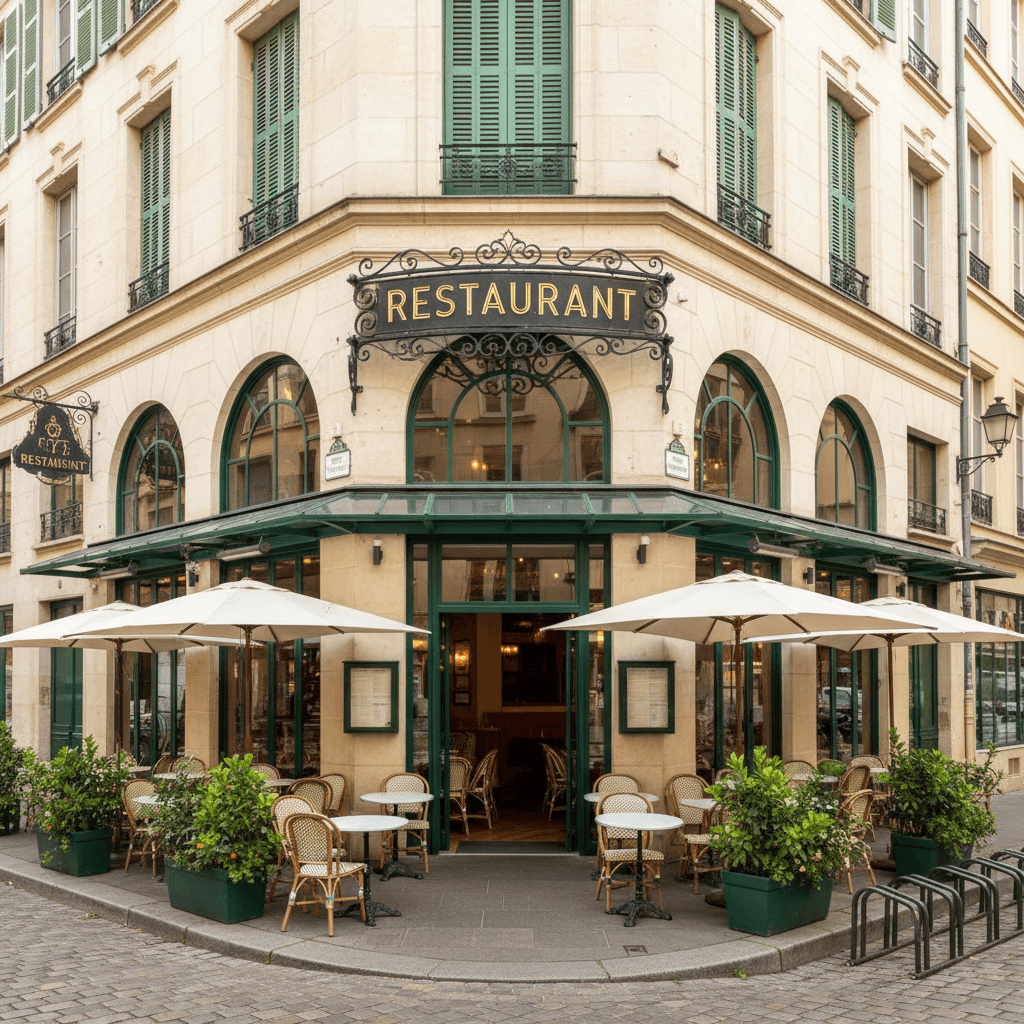 Restaurant 90m² à Lyon : terrasse - extraction - Image 1