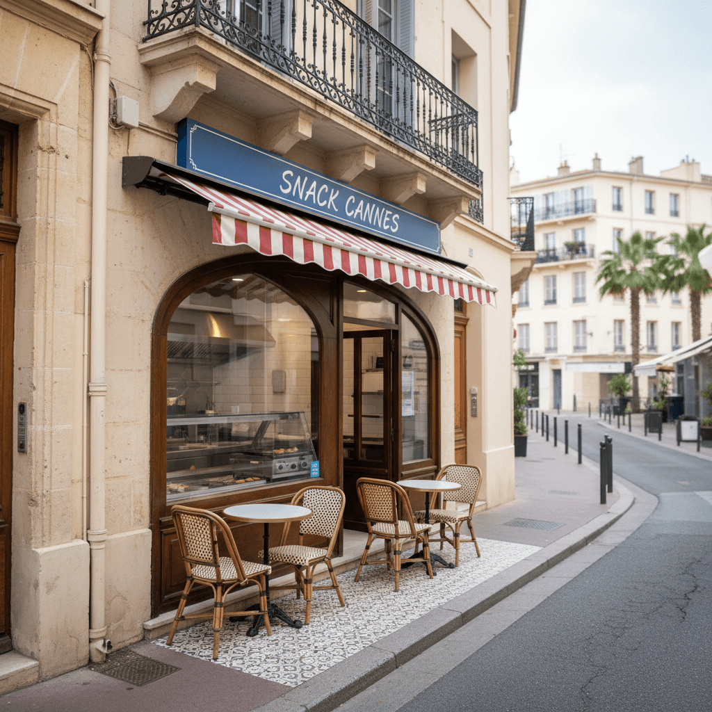 Snack 15m² à Cannes