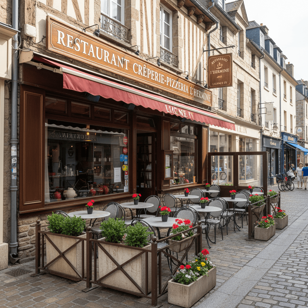 Restaurant à Vannes : terrasse - licence IV