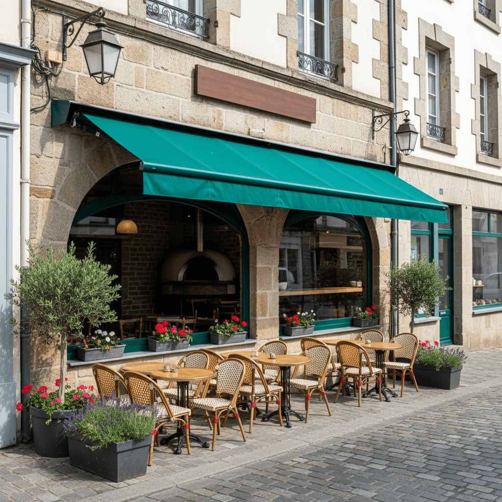 Fast-food 100m² à Vannes : terrasse - licence IV - Image 1
