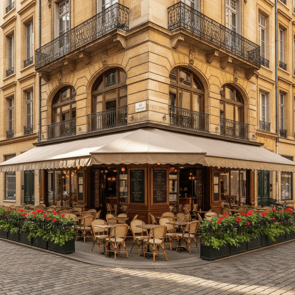 Restaurant à Lyon : terrasse