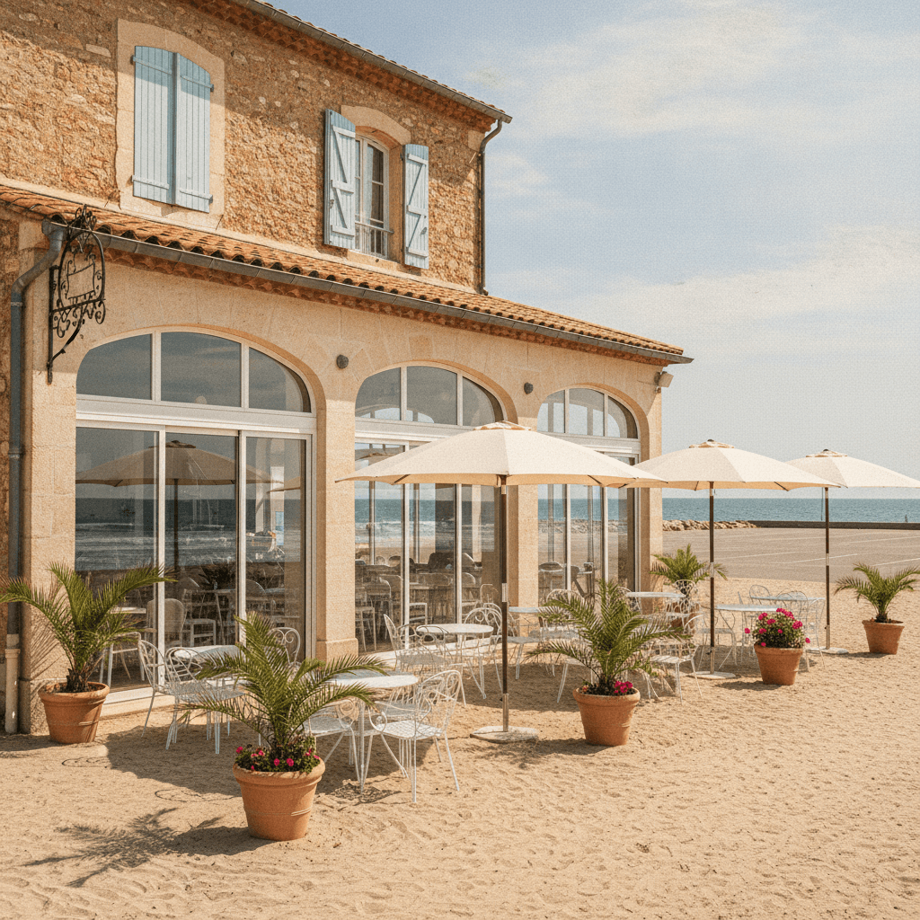 Restaurant 1500m² à Perpignan : terrasse - licence IV - Image 1