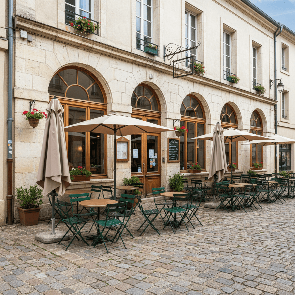 Bar-brasserie 112m² à Aubenas : terrasse - licence IV - Image 1