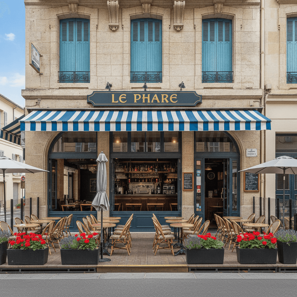 Bar-brasserie 110m² à Marseille : terrasse - licence IV