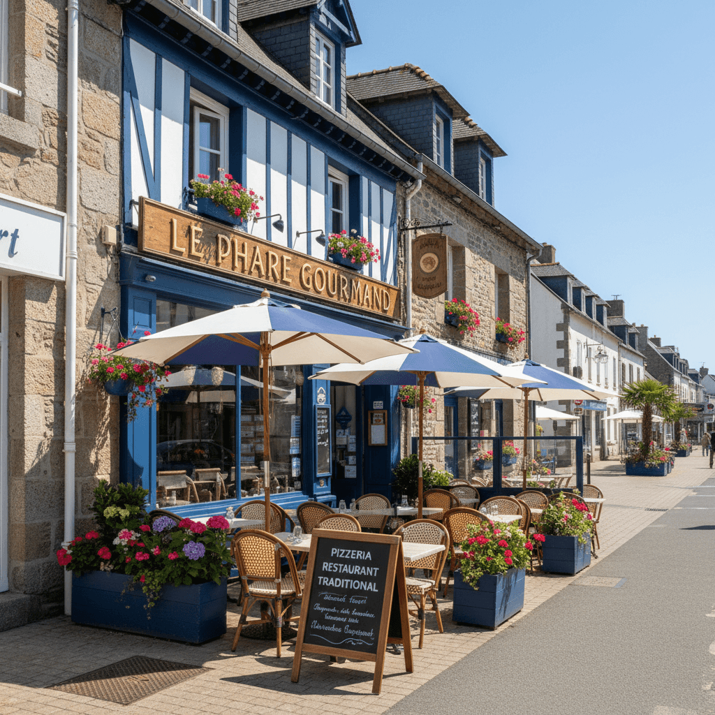 Restaurant à Bénodet : terrasse - licence IV - Image 1