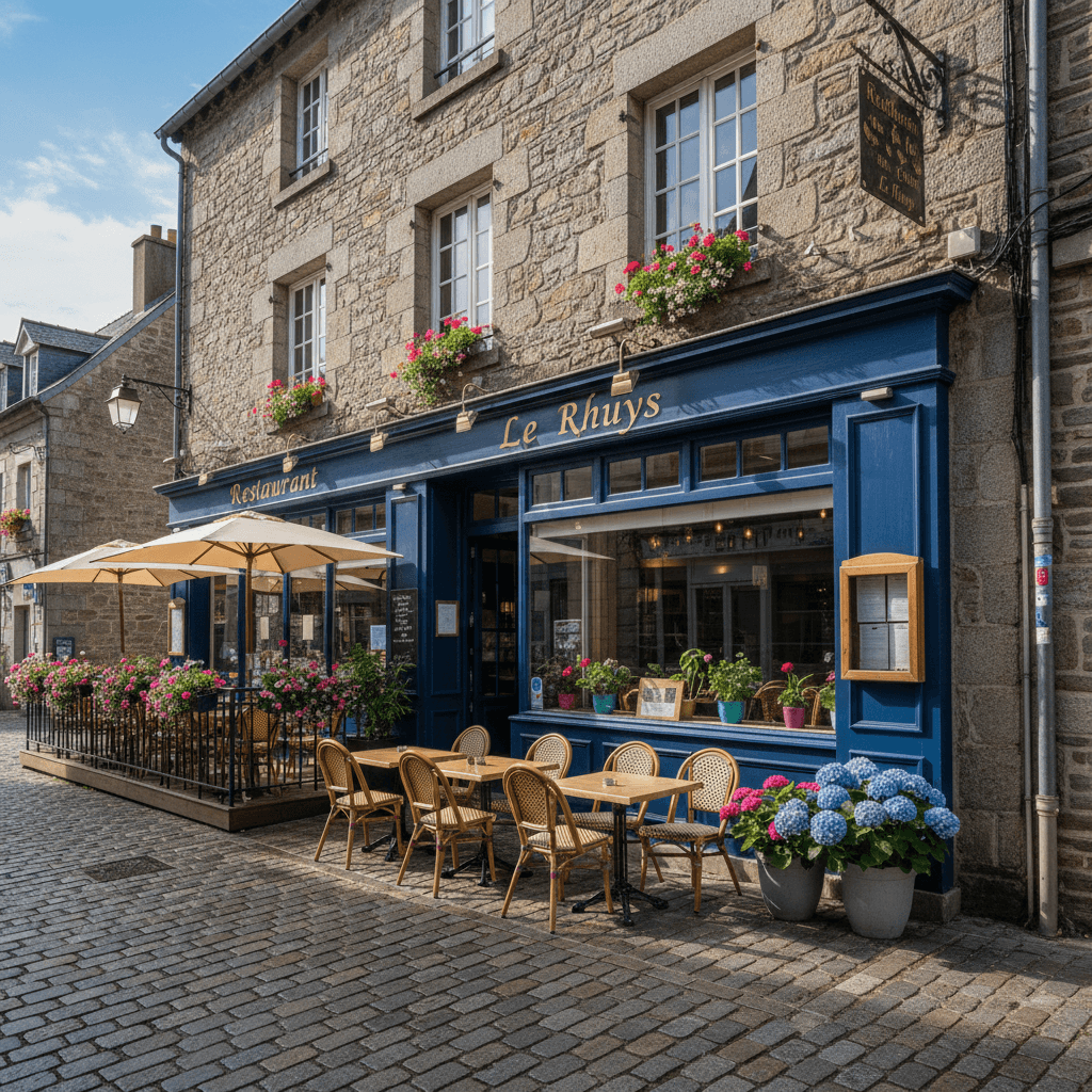 Restaurant 200m² à Vannes : terrasse - licence IV - Image 1