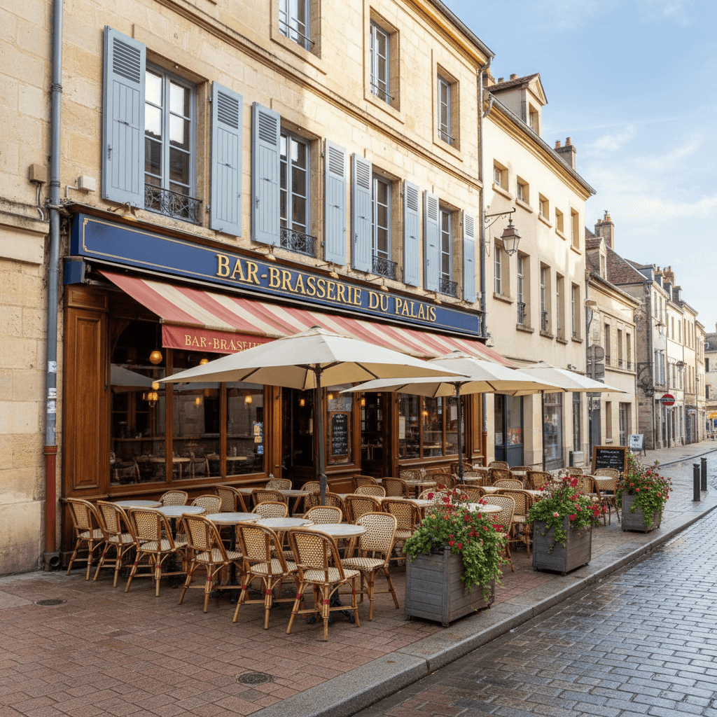 Bar-brasserie 130m² à Dijon : terrasse - licence IV