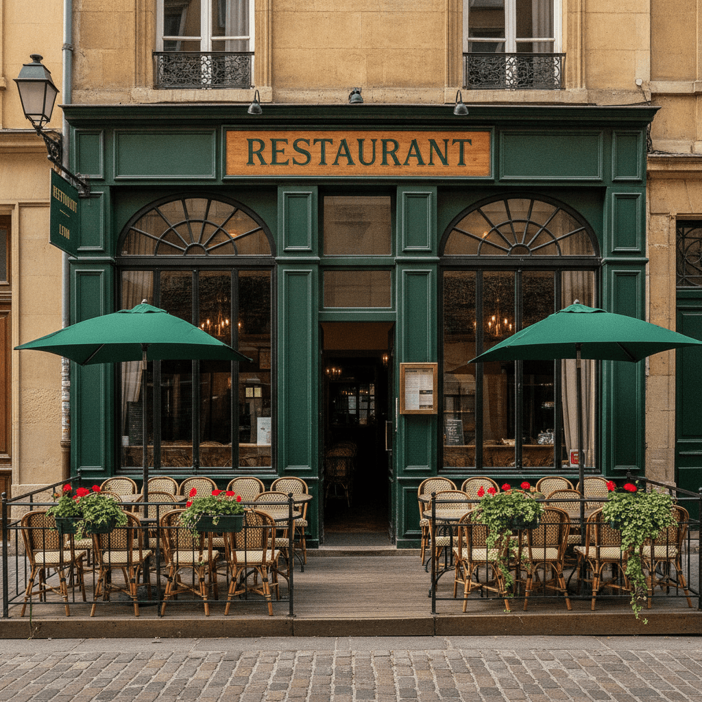 Restaurant 138m² à Lyon : terrasse - licence IV