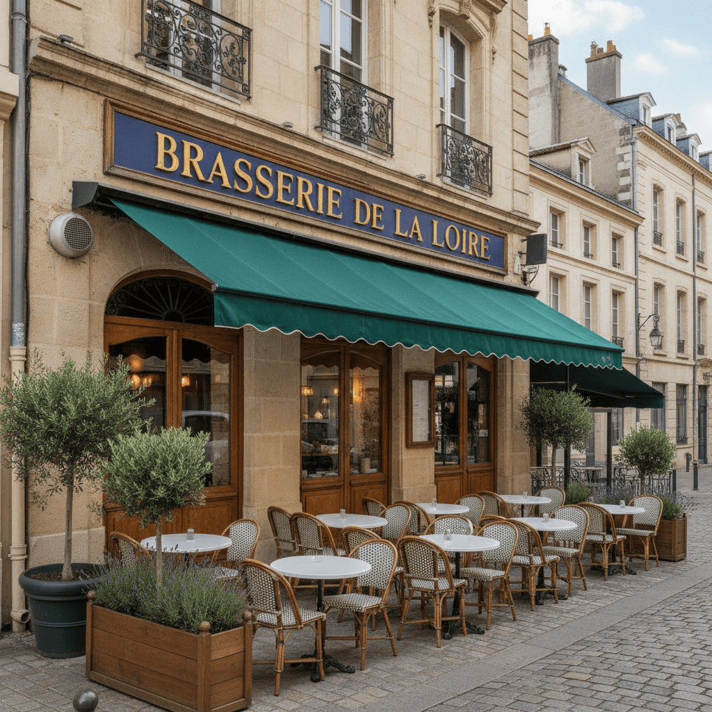 Restaurant à Orléans : terrasse - extraction - Image 1