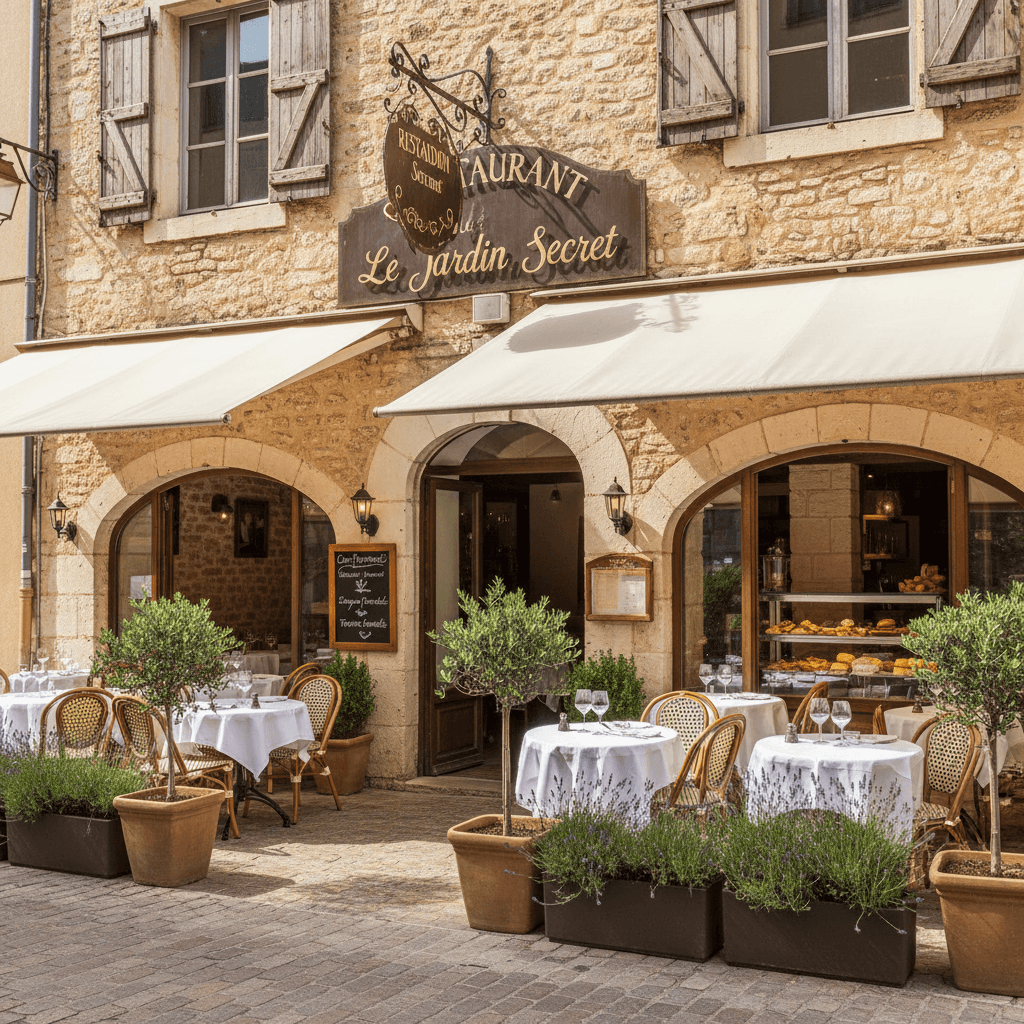 Restaurant 60m² à Aix-En-Provence : terrasse - extraction