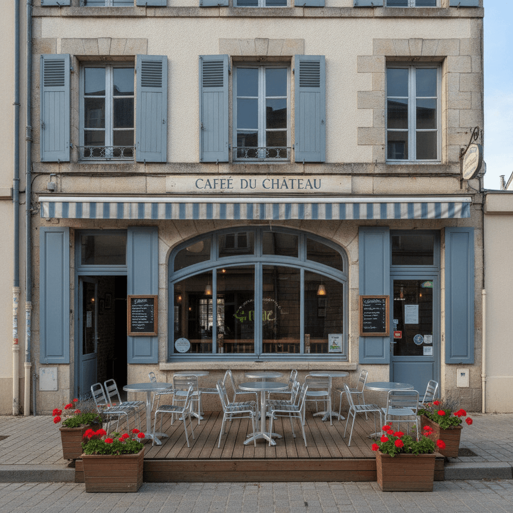 Bar-brasserie 60m² à Nantes : terrasse - licence IV