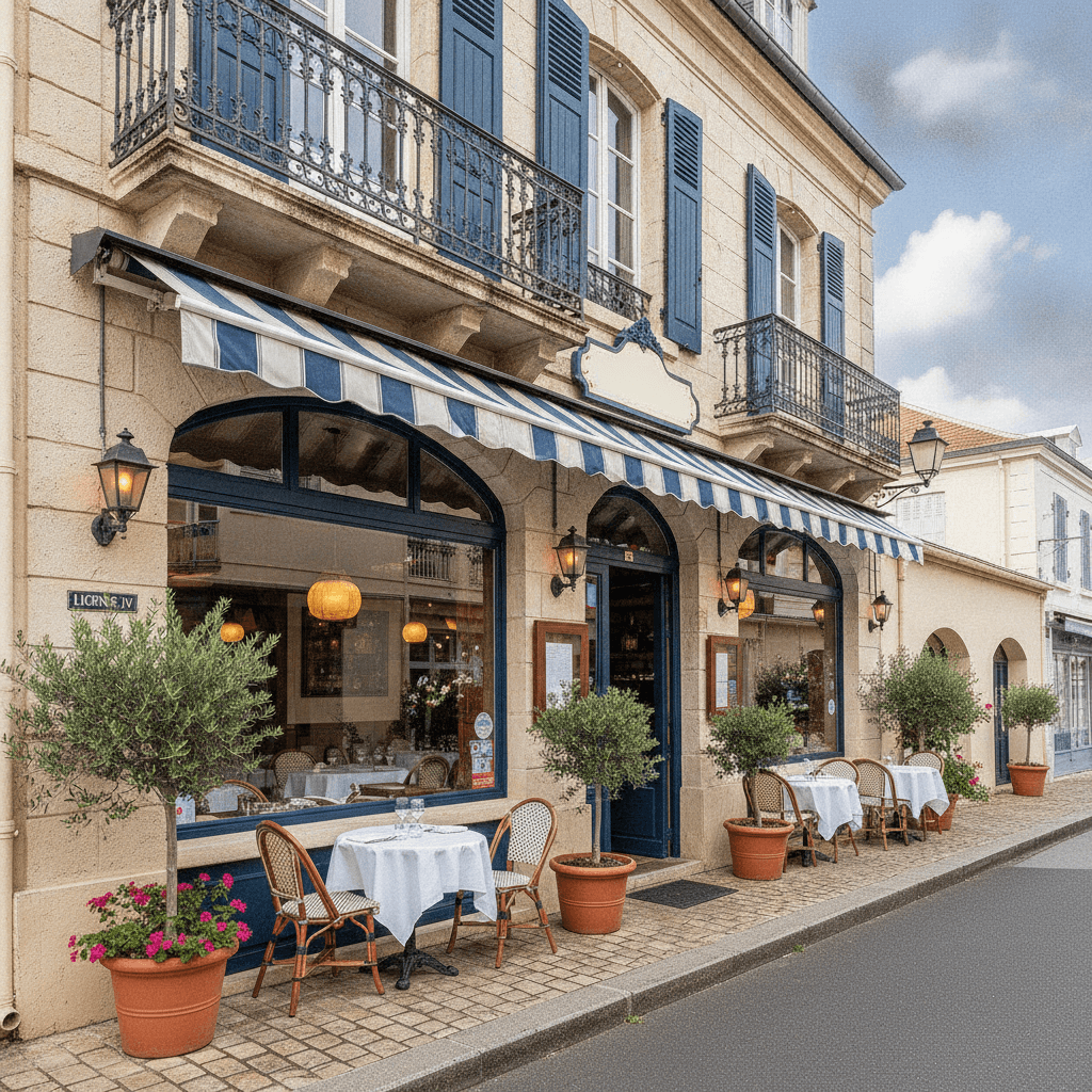 Restaurant à Saint-Pierre : terrasse - licence IV - Image 1