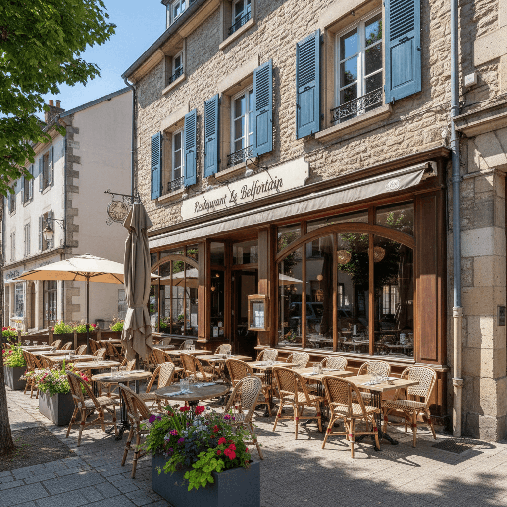 Restaurant à Belfort : terrasse - licence IV - Image 1
