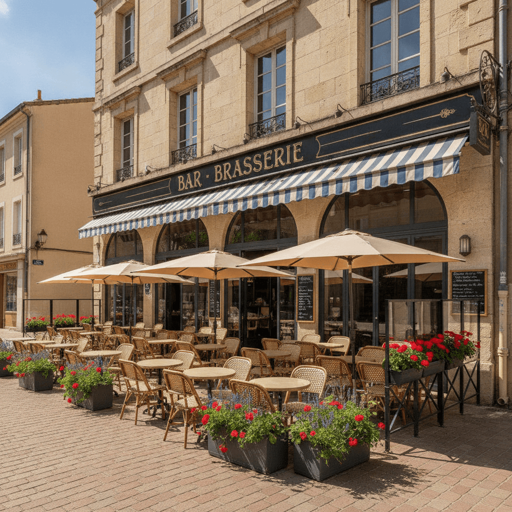 Bar-brasserie 400m² à Narbonne : terrasse - licence IV - Image 1