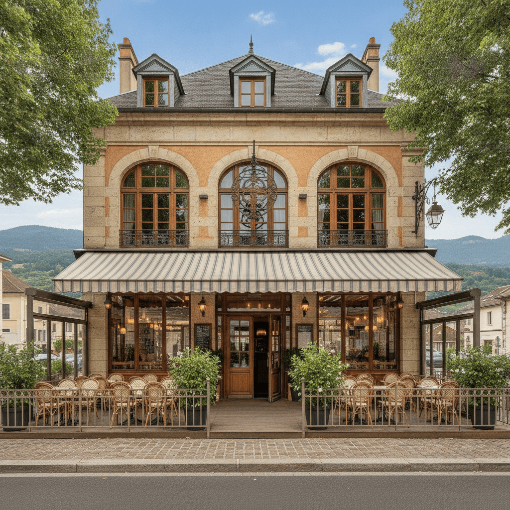 Restaurant 850m² à Chambéry : terrasse - licence IV - Image 1