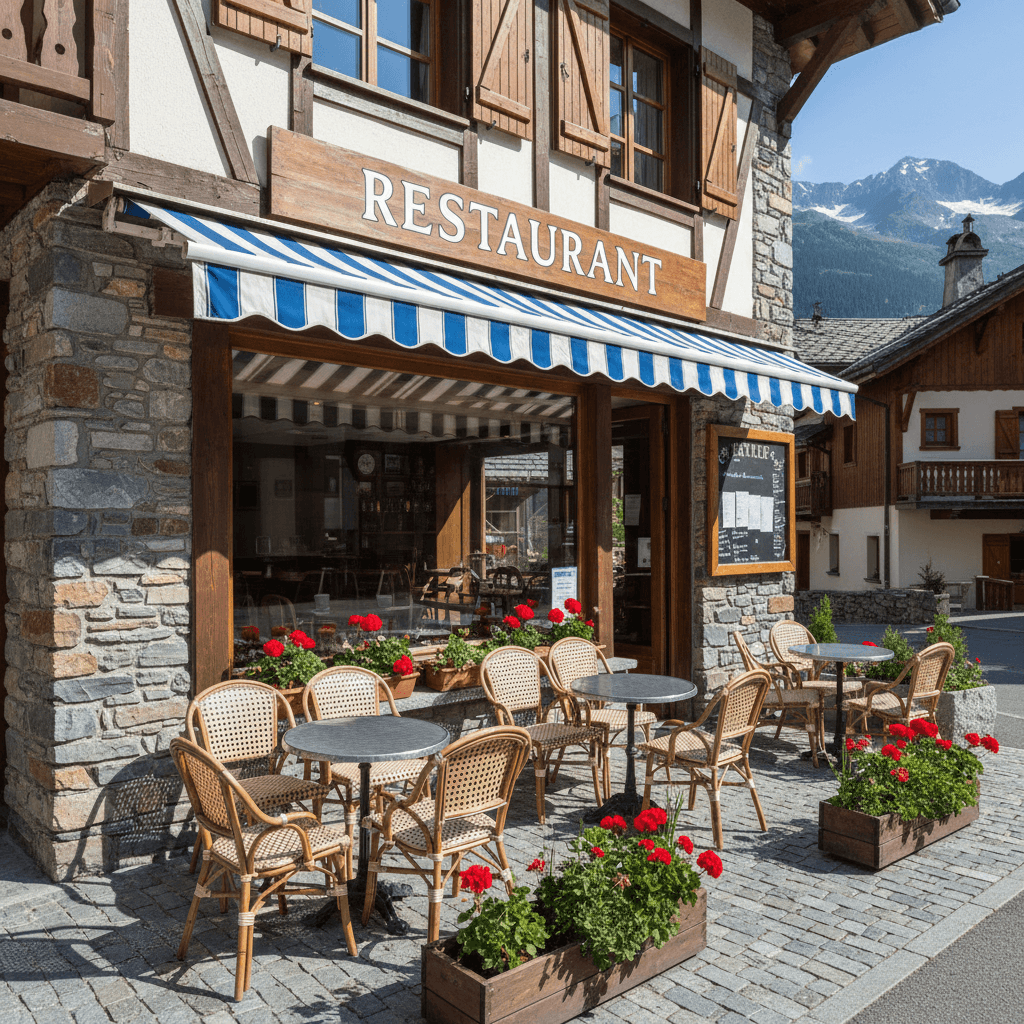 Restaurant 45m² à Les Belleville : licence IV - extraction - Image 1