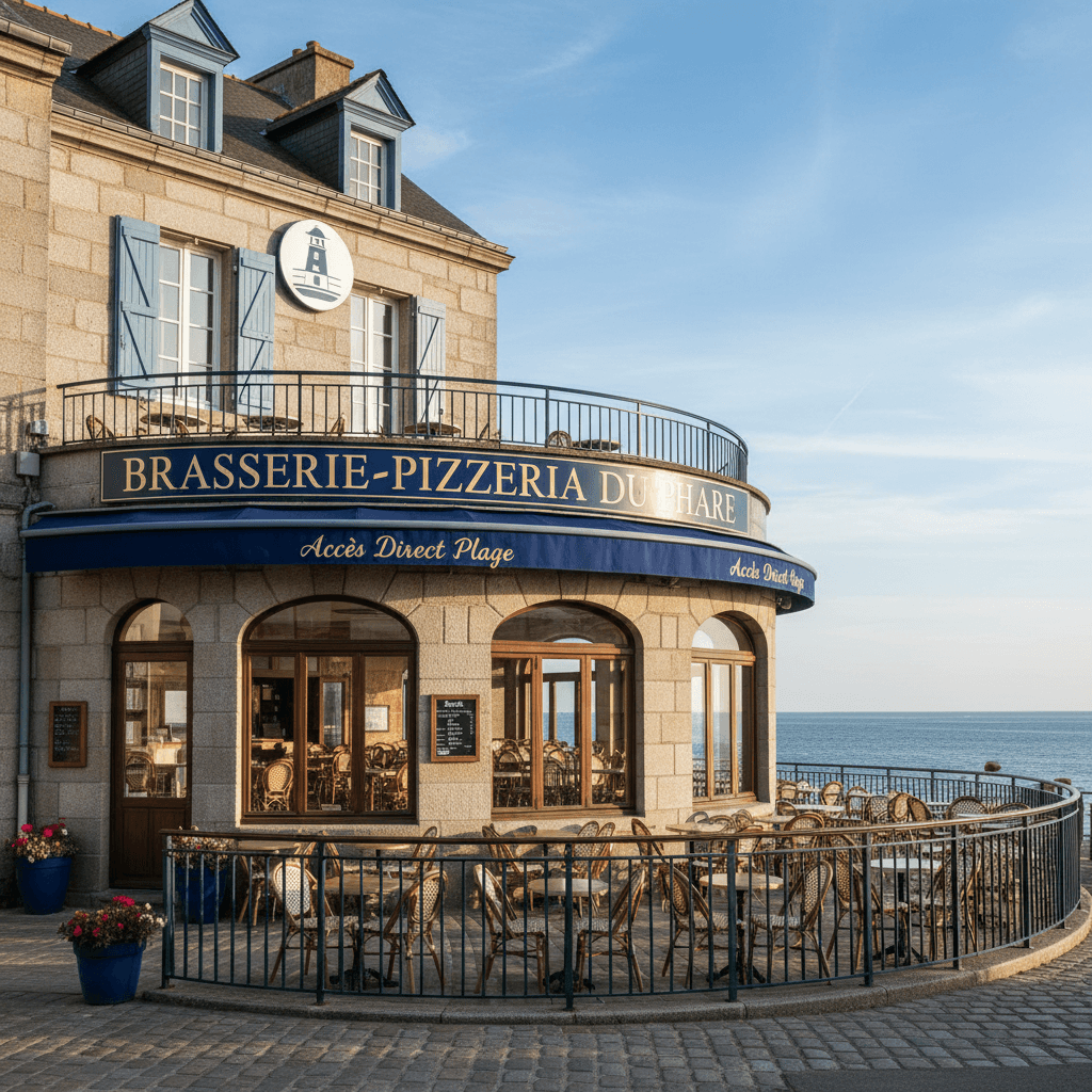 Bar-brasserie à Roscoff : terrasse - licence IV - Image 1