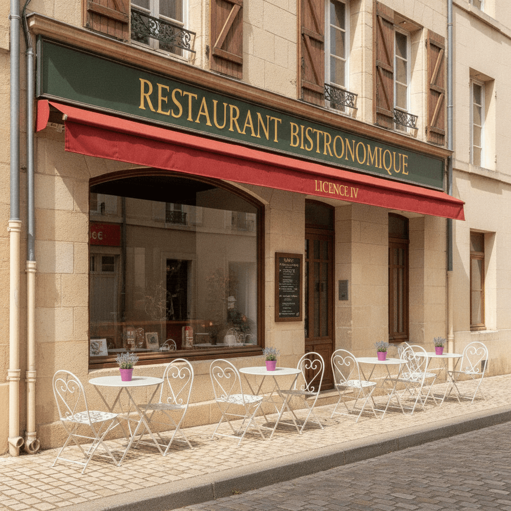 Restaurant 150m² à La Roche-Sur-Yon : terrasse - licence IV - Image 1
