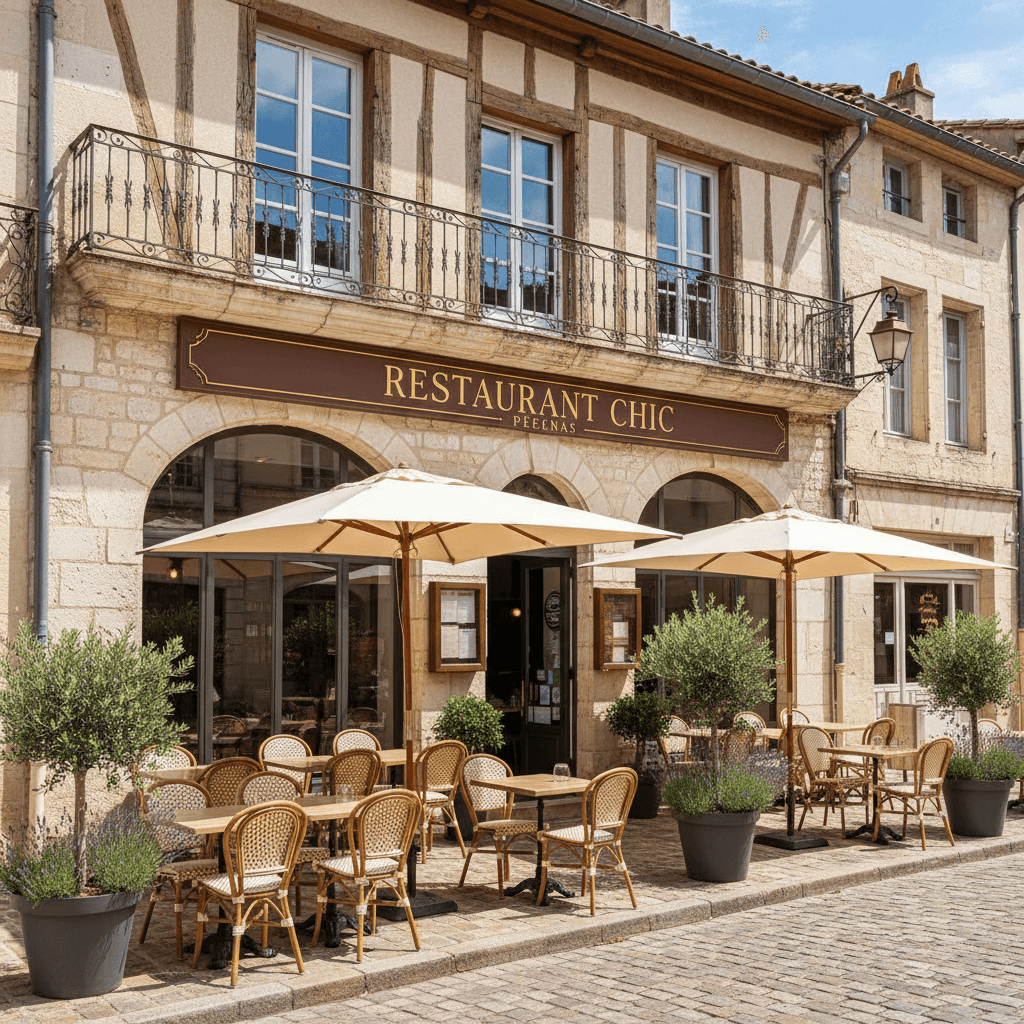 Restaurant à Pézenas : terrasse - licence IV - Image 1